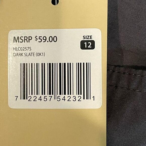 Woolrich Dark Slate Trek Cargo Hiking Capri Pants Size 12 New - Picture 6 of 10